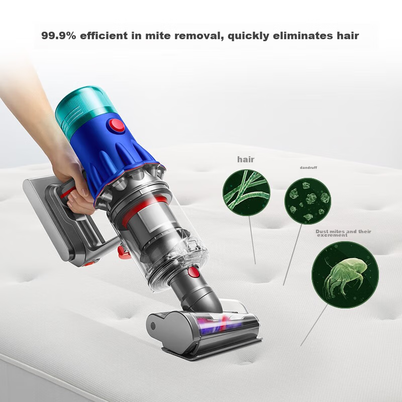 戴森（DYSON）V12 Detect Slim Fluffy轻量高端吸尘器光学探测微尘 140AW强劲吸力 除螨  赠Dyson全面清洁套组
