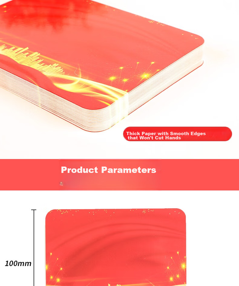Geshan Host Large Speech Cards for Annual Meetings 2025, New Year's Eve Party, Wedding, Red Host Performance Cards, Universal Host Cards for Events And Parties, 30 Pieces 4