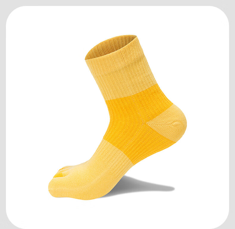 TFO Competition-Grade Five-Toe Outdoor Socks, Breathable Sports Socks, Hiking And Mountaineering Socks 2202423, Men's Gray-Green Color 12