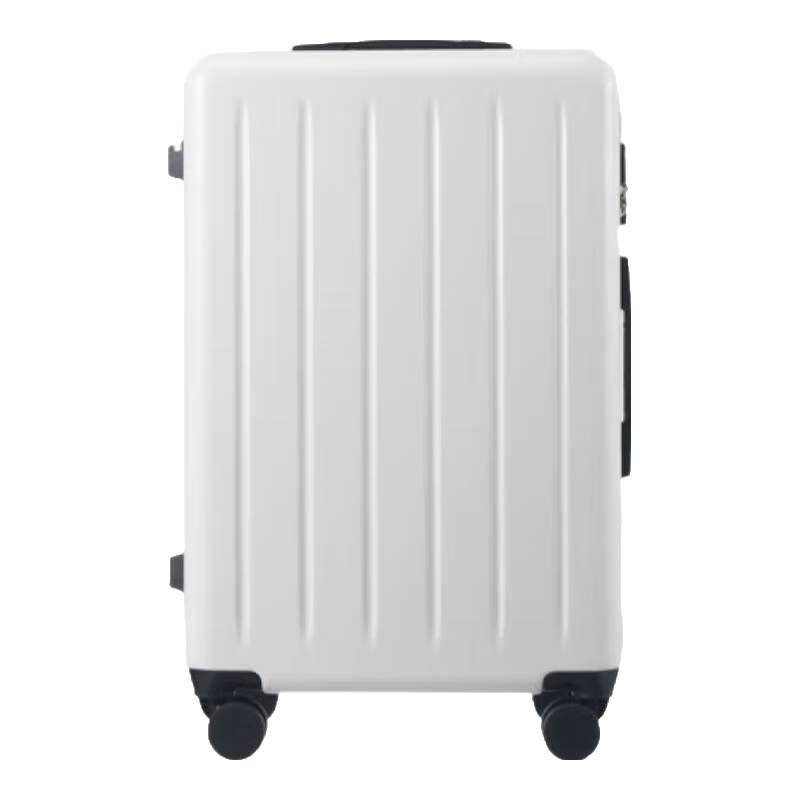 Paul Frank Suitcase, Zipper Trolley Case for Men And Women, Password Lock, School Travel Luggage, USB Charging Port, Quiet Wheels, 360-Degree Spinner Wheels, Leather Suitcase, 26 Inches