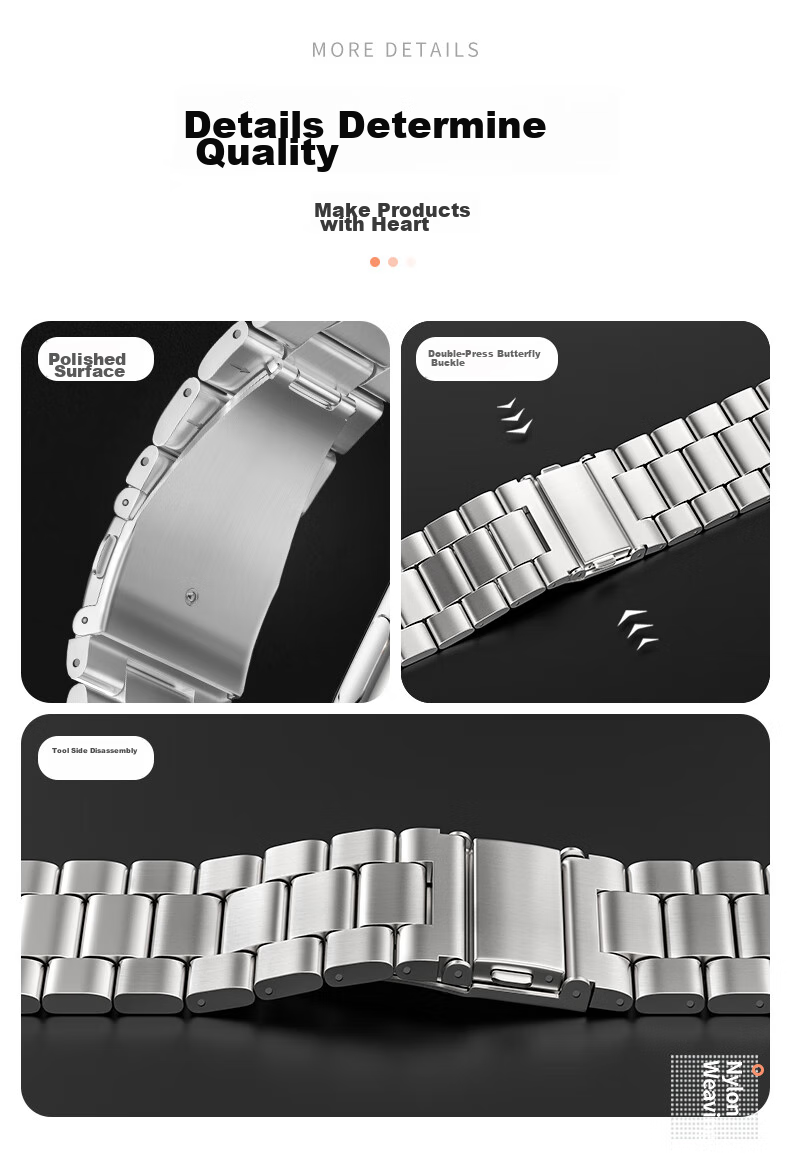 Weiqiantu Compatible with Apple Watch Ultra 4/3 Strap, Apple IWatch S12/S11/S10/9/8/7 Metal Stainless Steel Band for SE3/Ultra4/3/2, Men's 6