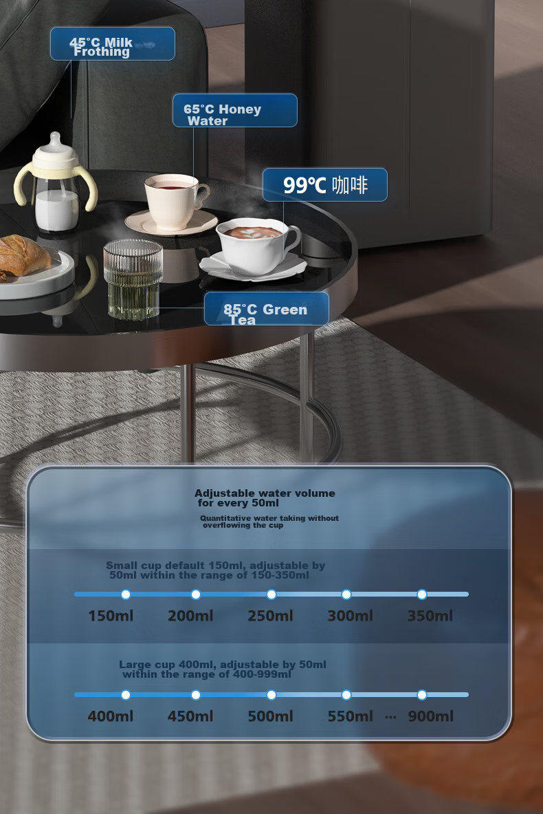 PHILIPS Tea Bar Machine, Home Standing Water Dispenser, Instant Hot Water Dispenser, Heated And Temperature-Controlled Bottom-Loading Water Tank, Living Room And Office Direct Drinking Water Machine ADD8148 11