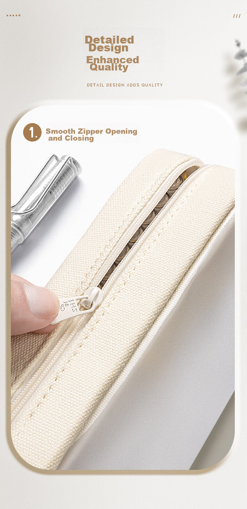 Jianfan Large Capacity Transparent Pencil Case, Stationery Box for Middle And High School Students, Elementary School Children's Pencil Case, High-Quality Multifunctional Storage Bag, Essential School Supplies for Boys And Girls in The Back-To Seaso 6