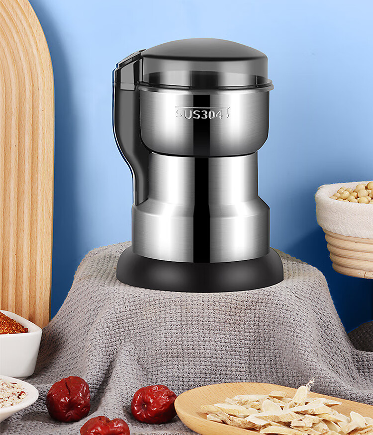Baijie 304 Stainless Steel Grinder, Home Use Powder Machine, Grinding Machine, Chinese Herbal Medicine Powder Machine, Food Dry Powder Machine, 500g Capacity 4