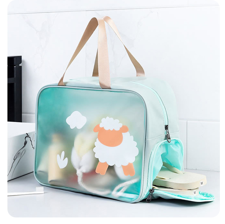 40,000 KM Large Capacity Swimming Bag Shower Bath Storage Travel Toiletry Bag Sports Yoga Beach Handheld Mesh Bag 5