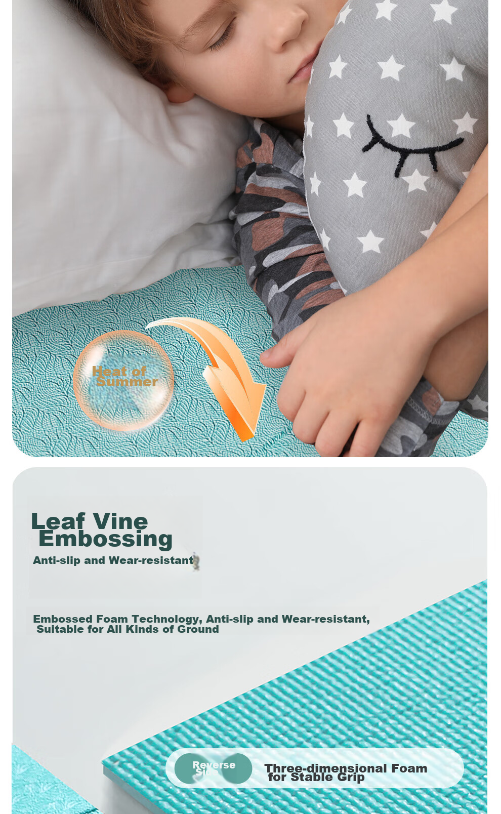 PROIRON Puli'ai Yoga Mat, Foldable And Portable, Non-Slip, for Students' Nap Time, Suitable for Men And Women, Fitness, Shock-Absorbing Floor Mat, Brow 5