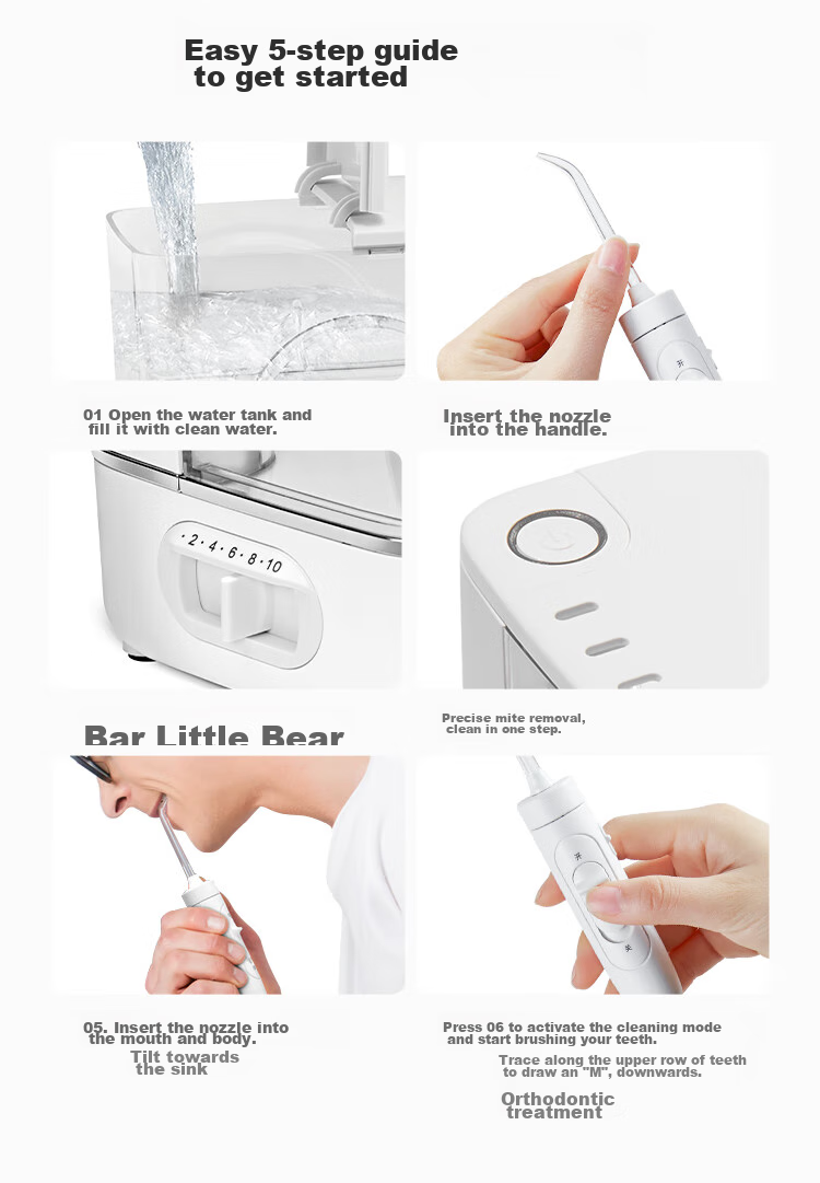 WaterPik [Premium Wireless Flagship] Medical-Grade Oral Irrigator, Mini Magic Box GT17, Pearl White, Family-Friendly Desktop Water Flosser, Birthday Gift 16