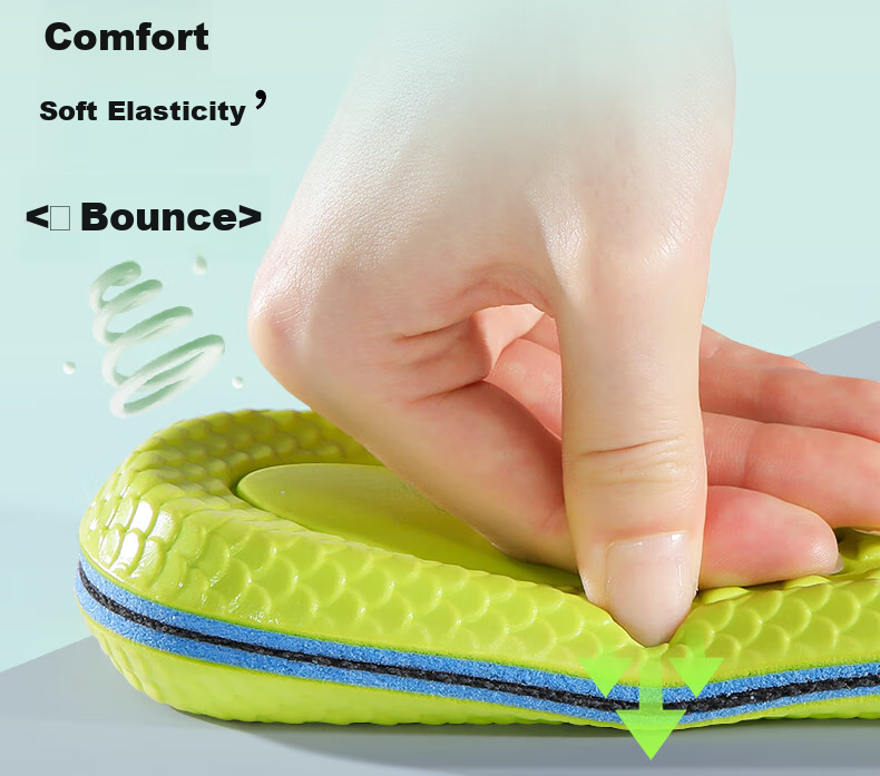 Bangnishijia 2 Pairs of Insoles for Men, Sweat-Absorbing, Odor-Resistant, Breathable, Antibacterial, Non-Stuffy, Shock-Absorbing, Comfortable, And Anti-Odor, Suitable for Both Men And Wome 11