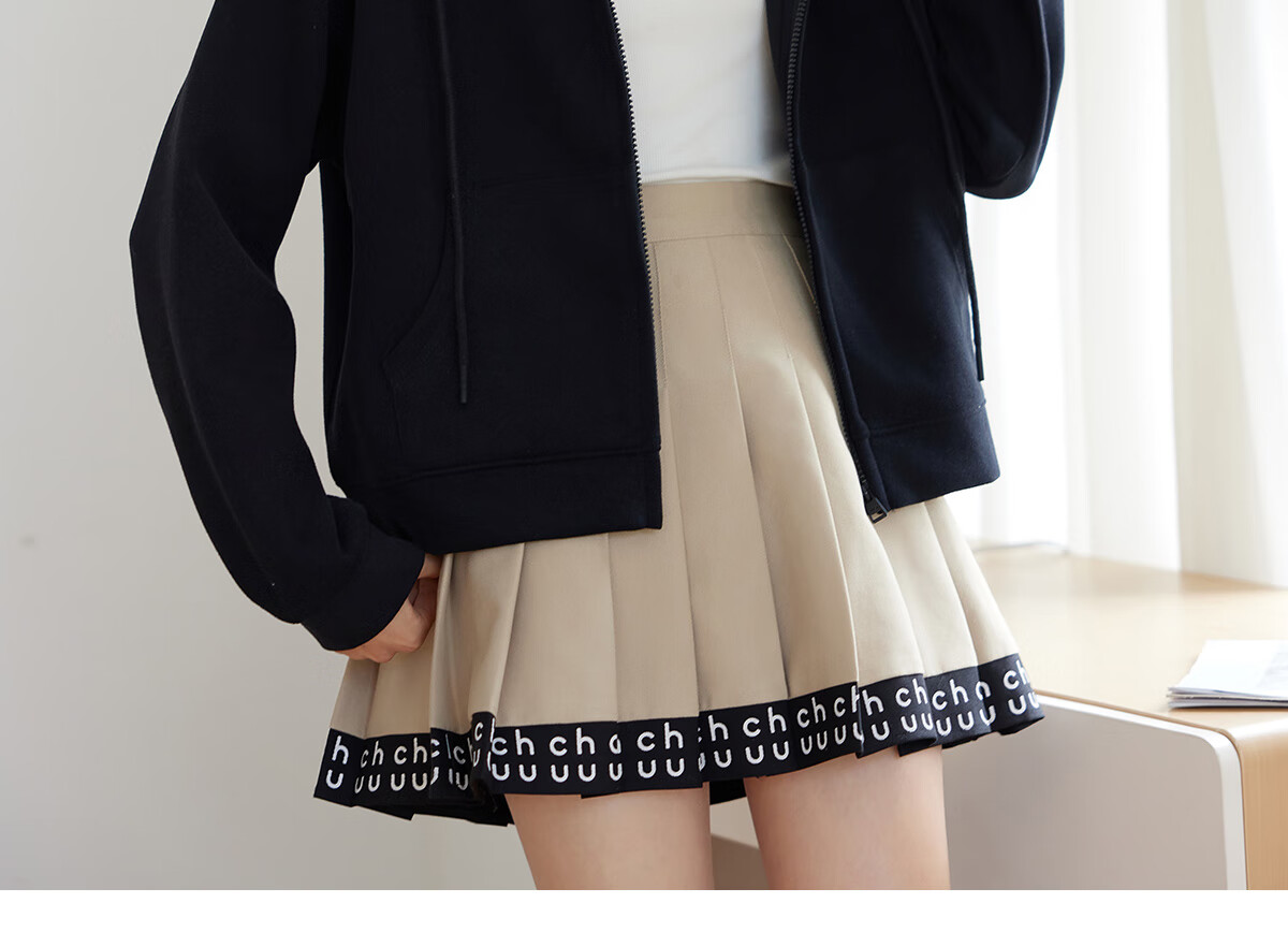 Halo Queen Hoodie Jacket for Women, Spring And Autumn, with Hood And Zipper Pockets, Loose-Fitting Fashion Casual Outerwear, New Product H143W1010 22