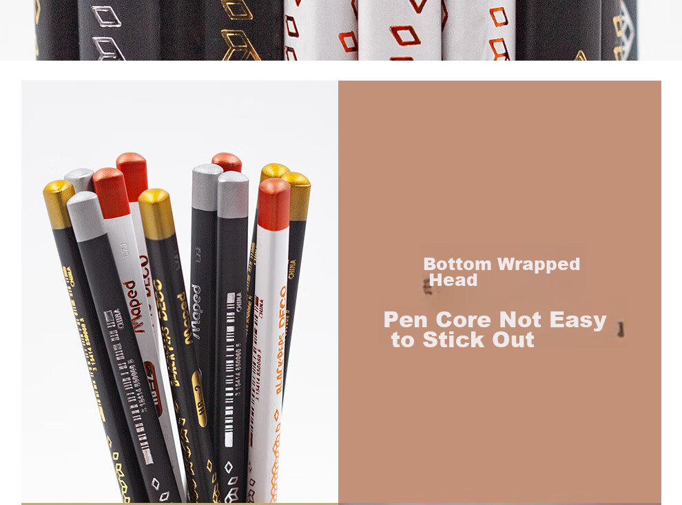 Maped Colorful Dinosaur Wooden Pencil HB, Triangular Pencil for Calligraphy Practice And Sketching, Student Posture Correction Writing Practice Pencil, 851210CH [12 Pcs/box] 3