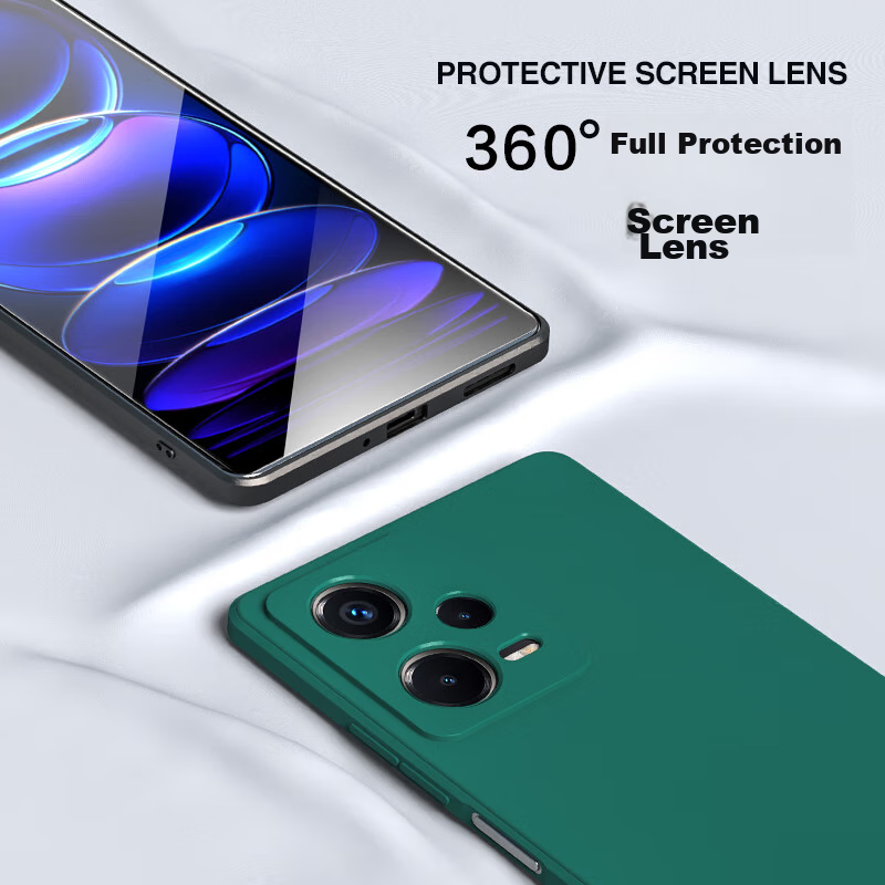 Чехол для Xiaomi Redmi Note 12 Pro+ HotFire, силиконовый, противоударный, черный