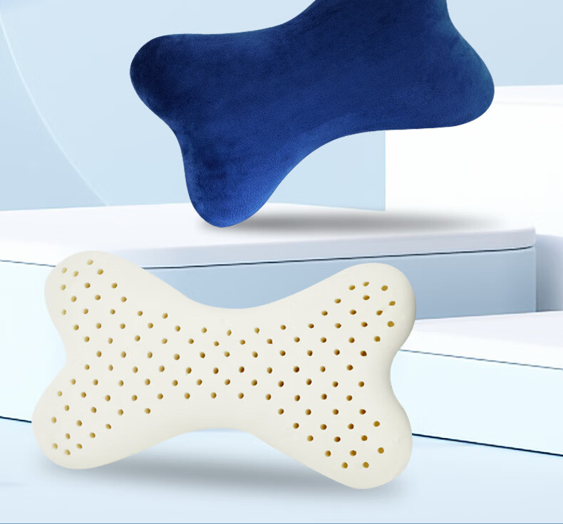 Hengxiangmeng Nap Pillow, Latex Pillow for Face-Down Sleeping, Nap Aid for Elementary School Students And Office Workers, Desk Nap Pillow, Children's Specialized Hugging Pillow 2