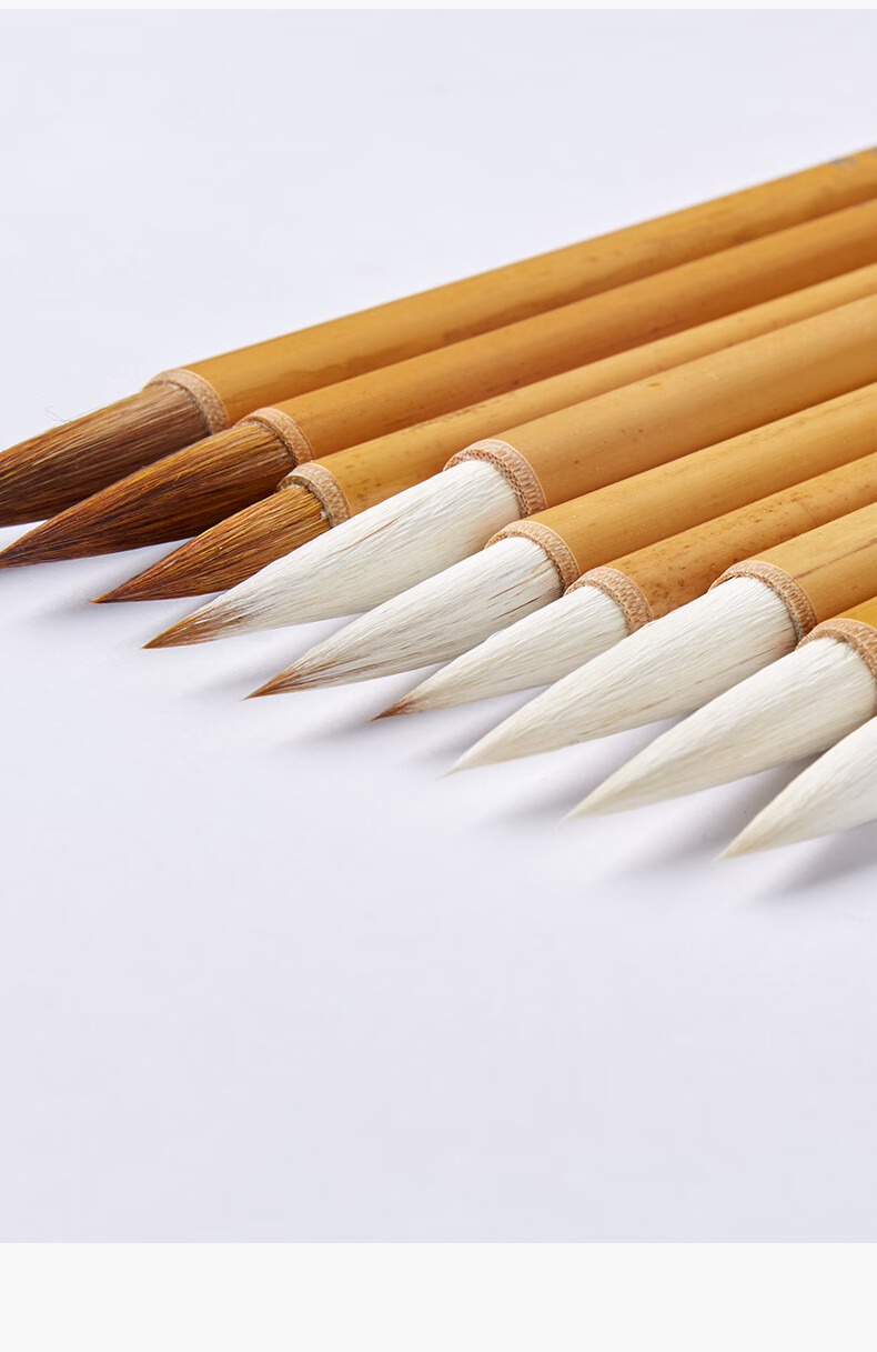 Liupintang Calligraphy Brush Set with Mixed Hair, Large And Small Regular Script for Students' Calligraphy And Chinese Painting, Beginner's Starter Kit with Ink, Ink Dish, Paper, And Four Treasures of The Study 24
