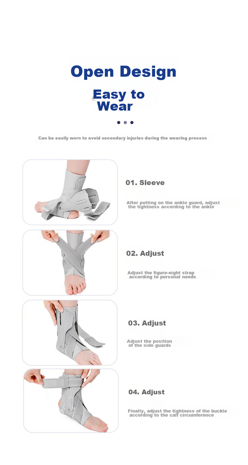 TEEIS Ankle Brace, Foot Support, Ankle Joint Fixation Brace, Post-Injury Fixation for Sprains, Rehabilitation for Ligament Injury Recovery Sleeve 9