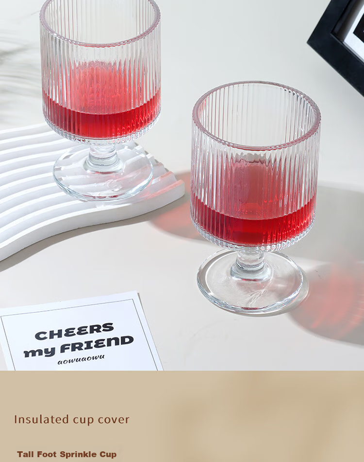 Baijie Whiskey Glasses Set of 2 340ML Crystal Glass Wine Glasses for Liquor and Red Wine 6
