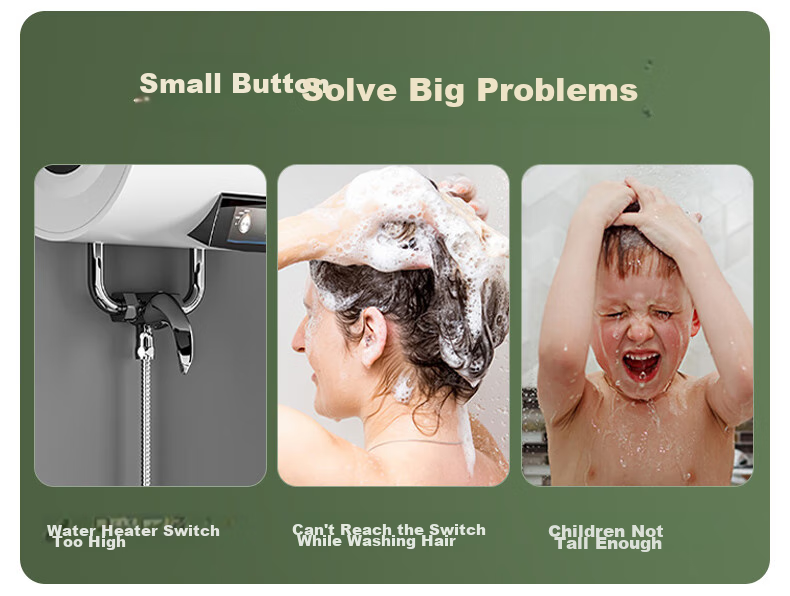 Haili High-Pressure Shower Head, Bathroom Bathing Strong Pressure Handheld Shower, One-Touch Switch, Universal Single Head 09919LJ 14