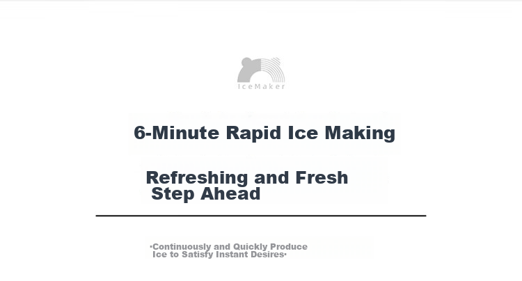 Bear Ice Maker, Home Mini Portable Ice Machine, Fully Automatic Cleaning All-In Ice Cube Maker, Office Dorm Chewing Ice Small Electronic Pop-Up Ice ZBJ-C01C5 7