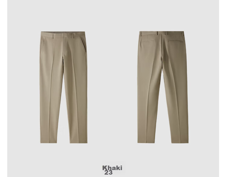 HLA Men's Dress Pants, Light Business Fashion Series, Large Size Slim-Fit Trousers for Me 16