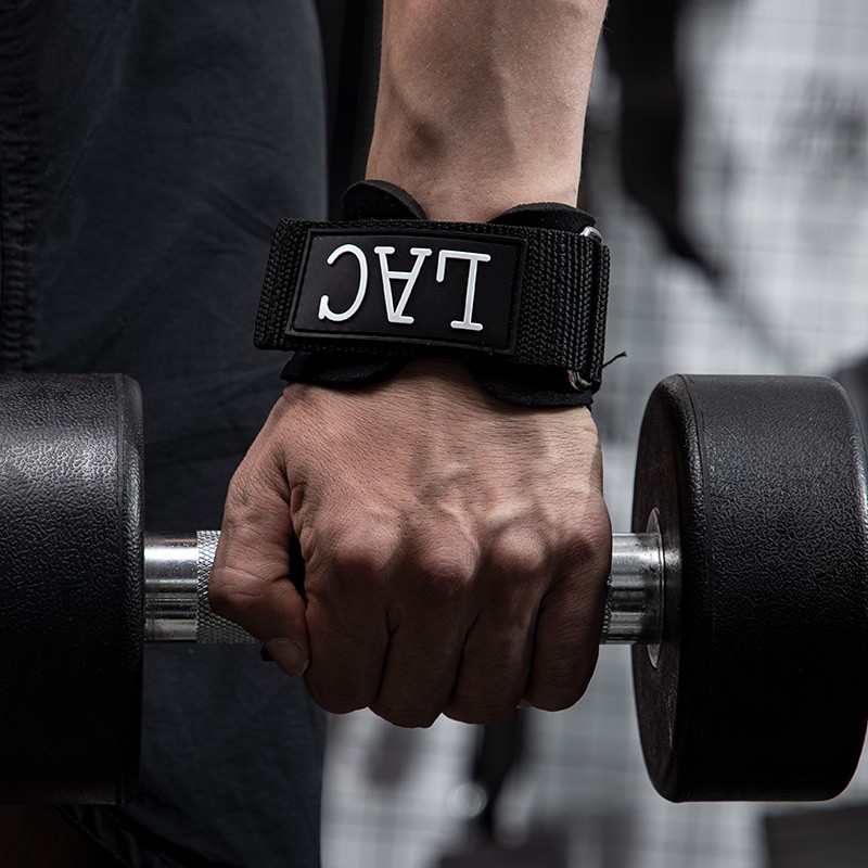 LAC Pull-Up Assist Band Fitness Gloves for Men, Pull-Up Bar, Dumbbell Grip Band, Sports Wrist Guard, Non-Slip, One Pair