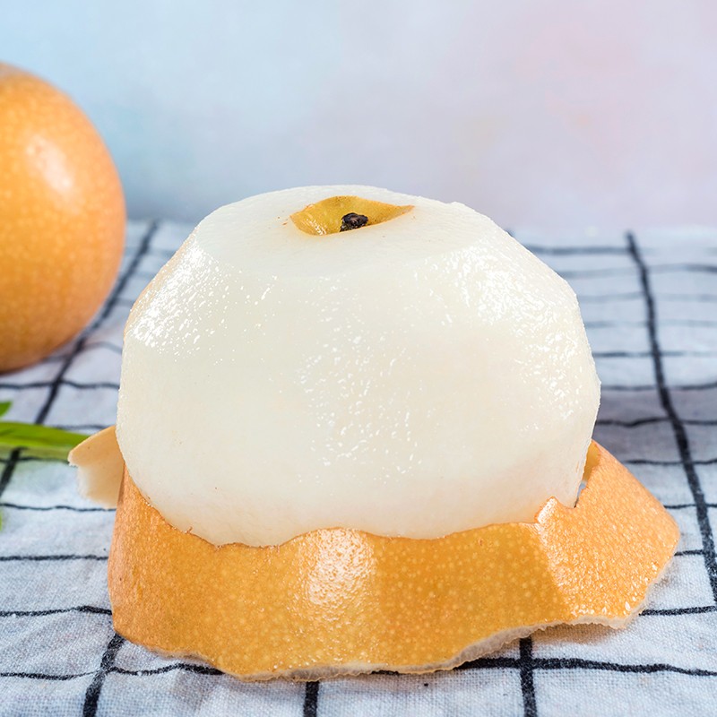 京鲜生 青青大地莱阳秋月梨 6斤装 6粒 单果450g+ 生鲜水果礼盒