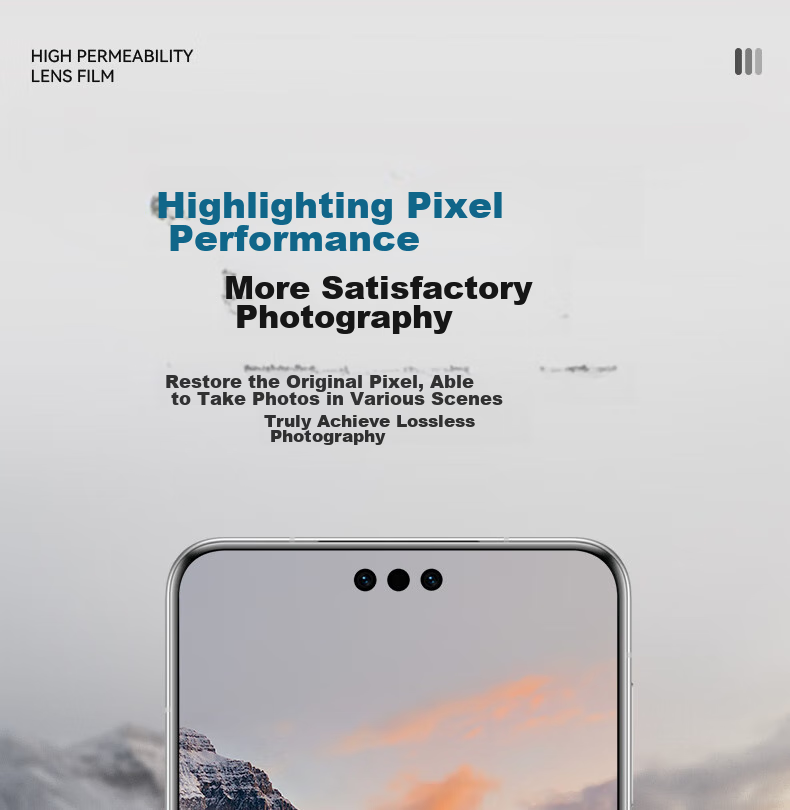 BLUEO [Transparency 99%] Lens Protector for Huawei Mate 70 Pro, High Definition Clear 99AR Anti-Reflective Mate 70 Pro+ Rear Camera Protective Film, Transparent 12