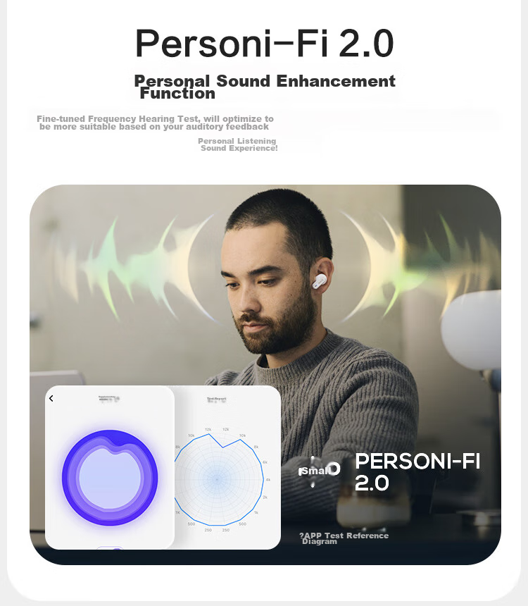 AKG N5 Wireless Bluetooth In-Ear Headphones, 2.4G Tri-Mode, Active Noise Cancellation, Gaming And Music Earphones, Compatible with Latest Apple And Huawei Models for Ultra-Long Battery Life, White 12