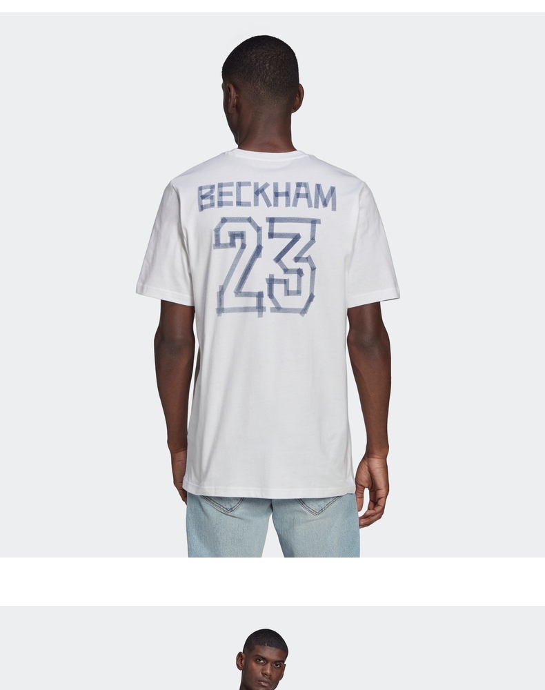 Adidas ADIDAS Men's Football Series M BECKHAM G T Sports T-Shirt HA0939 XL Size 1