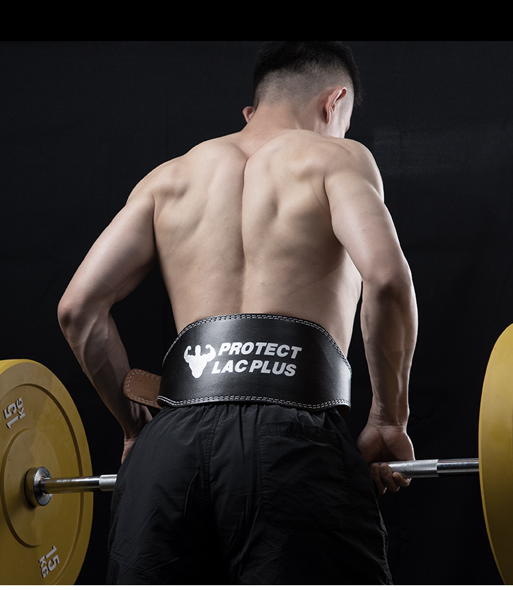 LAC Waist Support Belt, Squat Belt, Leather Weightlifting Belt for Men And Women, Fitness And Strength Training Waist Protector, Size M 5
