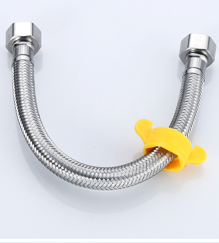 莱尔诗丹larsdbh603不锈钢编织软管30cm马桶热水器进水软管双头管上