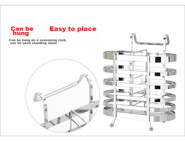 MAXCOOK Chopstick Holder, Stainless Steel Chopstick Storage Rack, Chopstick Cage Bucket with Draining And Anti-Mold Storage Box, Two Compartments MCWA205 6