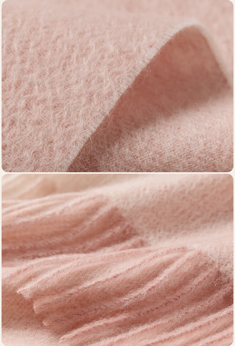 JIUMU Pure Wool Scarf for Women, Autumn And Winter Neck Warmer, Ladies' Warm Shawl, Gift for Girls on National Day Or Birthday, Comes with Gift Bag 25