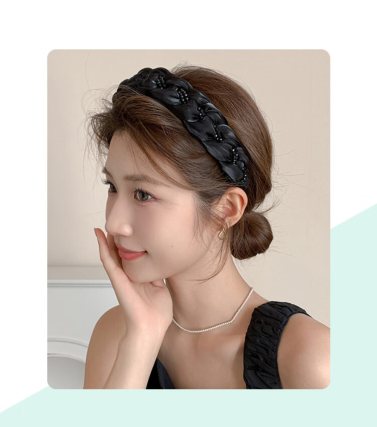 CHIMERA Heightening Top 3D Bow Headband, Fabric Headband, Elegant Hair Accessory for Women, Mid-Autumn Festival Gift 1