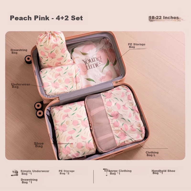 Youshiguang Travel Clothing Storage Bag, Underwear Compressor Organizer, Non-Disposable Luggage Sorting Bag