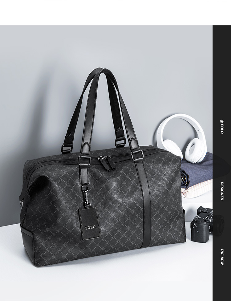 POLO Travel Bag, Men's Handbag, Shoe Compartment, Business Trip, Gym Bag, Sports Luggage Bag, Large Capacity Storage Bag 2