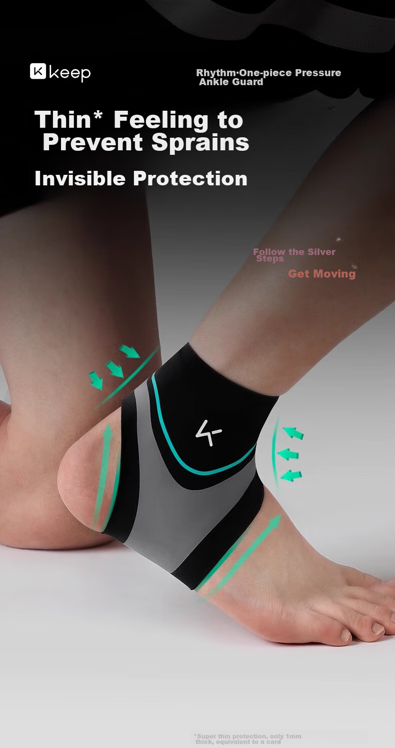 Keep Ankle Brace [3A Antibacterial] Anti-Sprain Ankle Support for Sprain Recovery And Joint Protection, Professional Fixation, 2-Pack S/M 2
