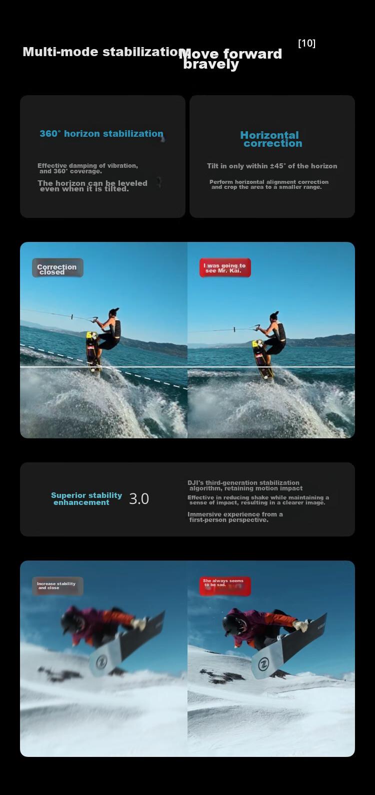 DJI Osmo Action 5 Pro, Ultra-Flagship Image Quality Action Camera, Outdoor Motorcycle Riding Diving Vlog Camera, Portable Travel Photography Camera 10