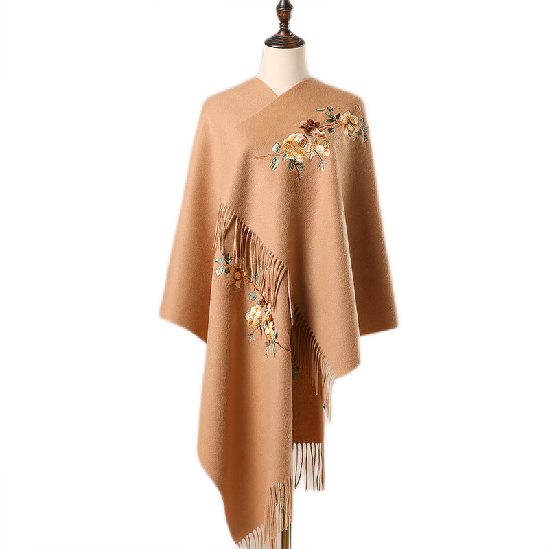 Hangsifu Pure Wool Scarf, Large Size Wrap Shawl, Practical Birthday Gift for Elders And Mothers, Mid-Autumn Festival Gift Box Set