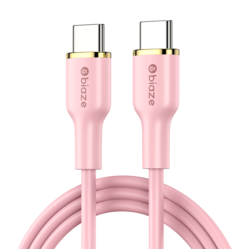 BIAZE Dual Type-C Data Cable, PD60W Fast Charging Cord, Ctoc Car Charger Cable, Suitable for Apple IPhone 18/17/16/15 Pro Max, Huawei, Xiaomi Phones, Tablets, IPad