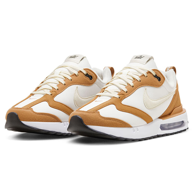 NIKE Casual Shoes, Women's Shock-Absorbing AIR MAX DAWN Sneakers, DC4068-103 White And Yellow, Size 35.5