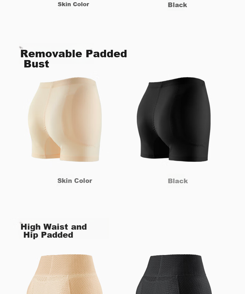 Jindu Wide-Leg Pants for Women, Fake Hip Widening Pad, Seamless Fake Buttocks, Integrated Hip Enhancer, Butt-Lifting Device to Improve Sagging Buttocks 16