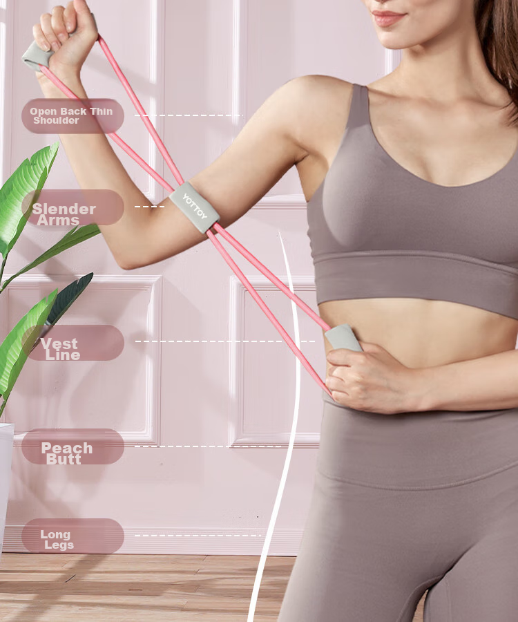 Yottoy 8-Character Pull-Up Bar, Home Fitness Back Opener for Women, Shoulder And Back Exercise Tool, Yoga Stretching Equipment for Beautiful Back 7