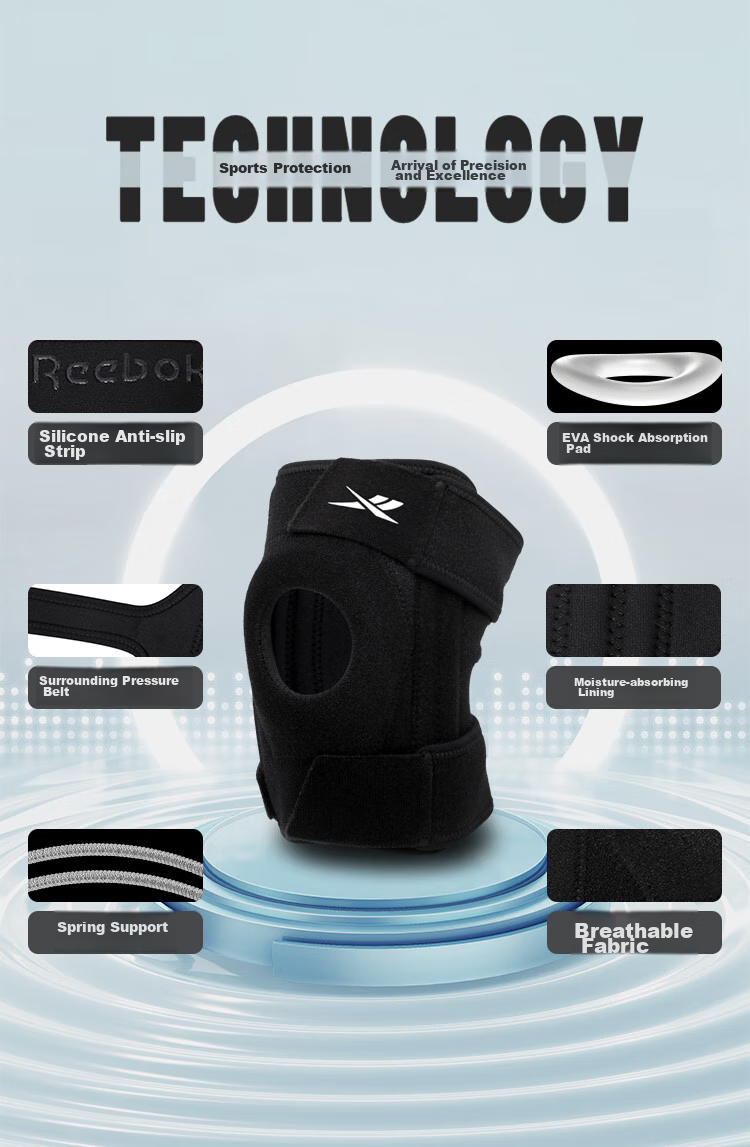 Reebok Knee Pads for Sports, Meniscus Protection, Running, Basketball, Badminton, Soccer, Knee Guards, Patella Protectors, Cycling And Hiking 4