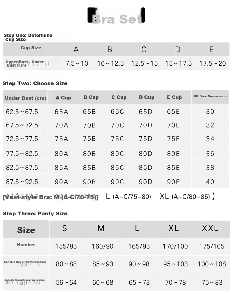 Ordifen Red Women's Wireless Bra Set for Zodiac Year, Lace Underwear, Push-Up Brassiere for Small Breasts, XB0330 18