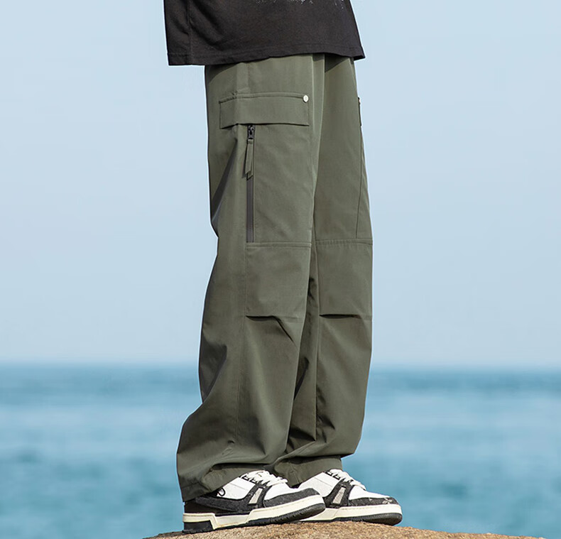 Huili Men's Outdoor Tactical Pants, Breathable And Wear-Resistant Cargo Pants, Windproof And Waterproof Hiking Trousers for Me 15