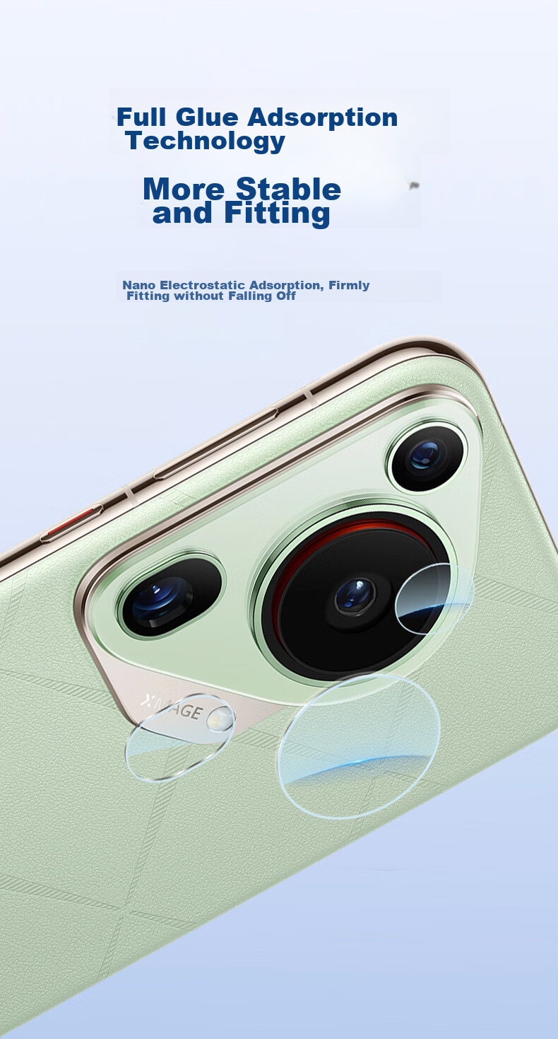 KOOLIFE [Two Sets] Compatible with Huawei Pura70Ultra Lens Protector, P70ultra Camera Protective Film, AR Anti-Glare Rear Lens Cover, Phone Camera Lens Protector, Non-Destructive 10