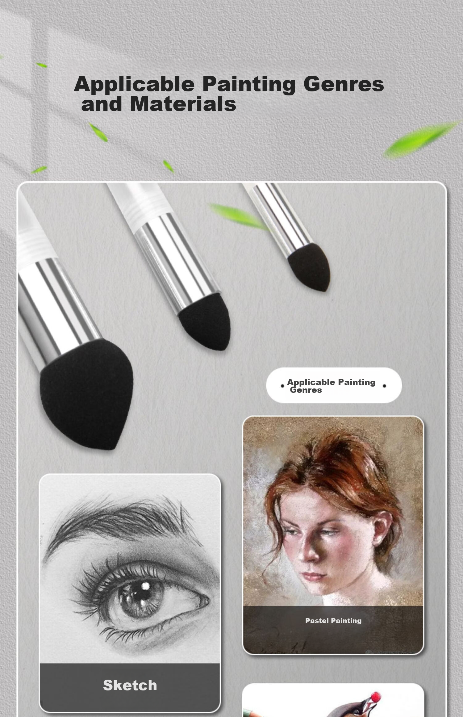 Marie's Art Student Portable Sketch Blending Brush - Sketch Blending Brush R203, Sketching, Marker Drawing 13