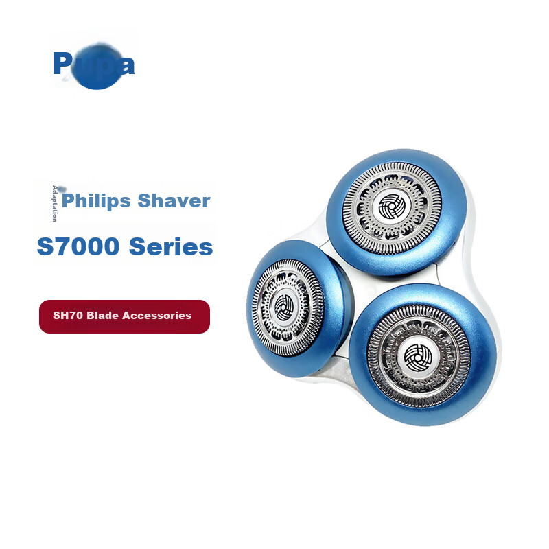 PURPAVWINNER Compatible Replacement Blade for Philips Shaver SH70, Net Film S7710, 7530, 7320, 7980 Accessories, Razor Blade Series7000 Complete Head Cover