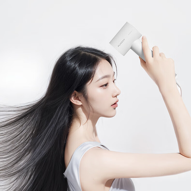 FLYCO FH6370 Space Gray High-Power Home Hair Dryer, High-Speed Ionic Hair Care, Quick Drying, Portable, Low Noise, Dormitory Use 10
