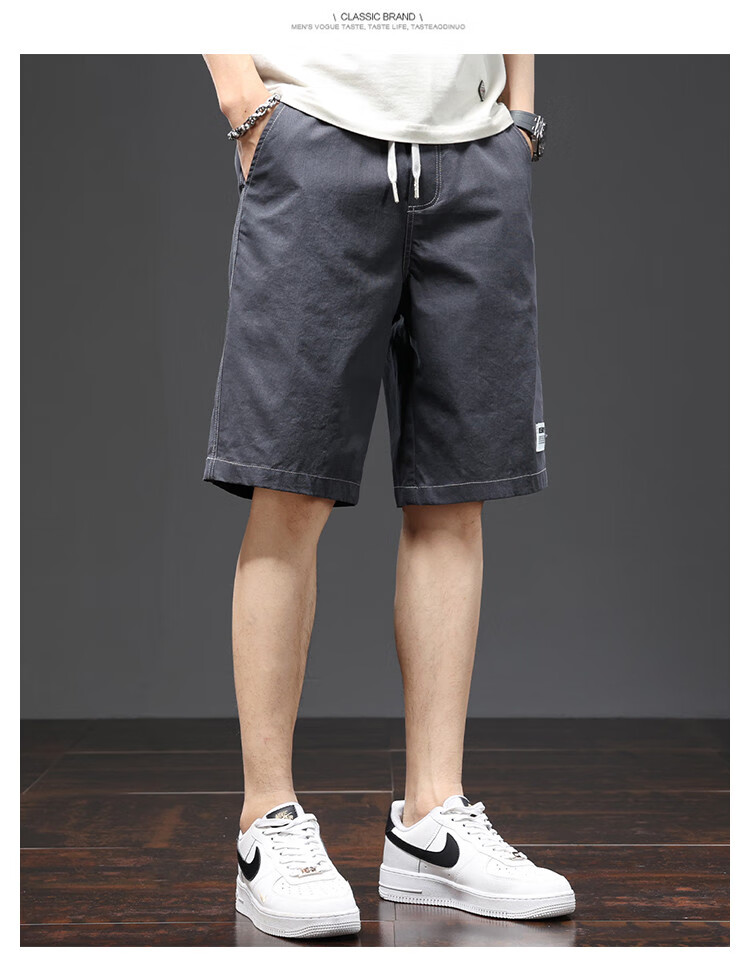 Zengzhi Summer Lightweight Men's Casual Shorts 2026 New Cargo Five-Point Straight-Leg Mid-Length Pants for Men 10