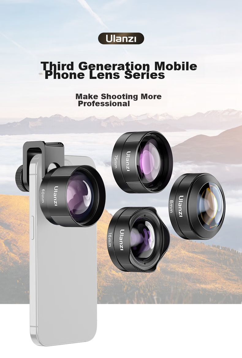 Ulanzi CL-003 Smartphone Macro Lens Third Generation Master Edition for Insect And Flower Detail Photography, Compatible with Huawei, Apple IPhone, Xiaomi, OPPO 1